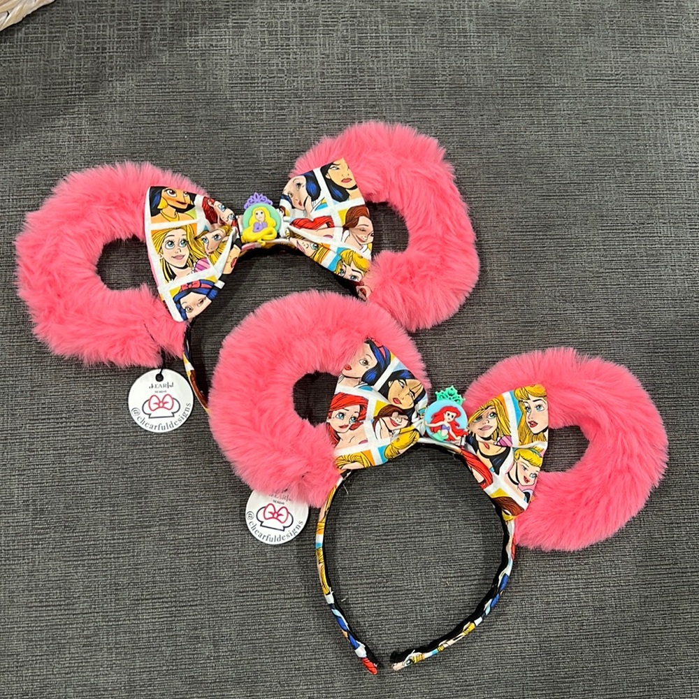 Fluffy Princess Disney Inspired Ears by chEARful designs